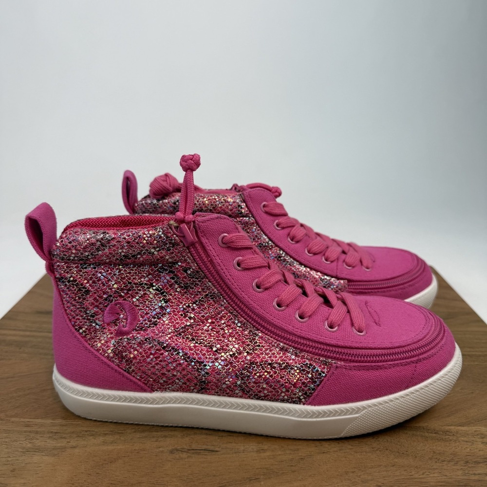 New Big Kids Billy Classic D|R High II Pink Scale Casual Sneakers Size 6 Y NIB